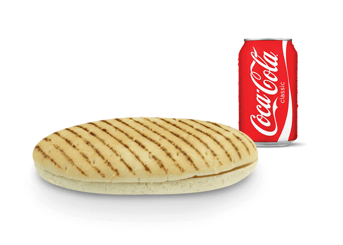 1 Panini au choix  
+ 1 Boisson 33cl au choix, 
 2 Euro de plus pour 1 dessert  au choix.